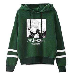 Heißer Jujutsu Kaisen Hoodies Männer Lustige Japanische Anime Streetwear Harajuku Yuji Itadori Sweatshirts Unisex Tops Männlich H1227