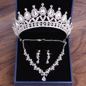 collana da sera da donna di lusso orecchini diadema set di gioielli da donna Accessori da sposa per spose H1022