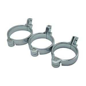 NXY Sexo Dispositivos de Chastity Anel de Metal Masculino 40mm 45mm 50mm Pênis Penis Chastity Acessórios Acessórios Cage Bloqueio Masculino Sexo Brinquedo Ligação 1126