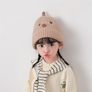 Wool Hat Children s Autumn and Winter Warm Knitted Lovely Chicken Shape Thickened Baby Pullover Dsjt722 O5Q722