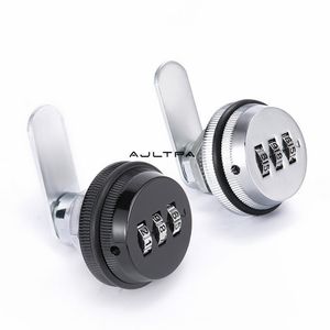 Combinazione digitale a 3 cifre di alta qualità Password Cam Lock Keyless Posta Cassetta postale Armadio Scrivania Lettera Serrature meccaniche Strumento Nero Argento H54851