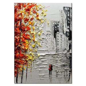 Paintings Palette Knife Heavy Texture Thick Acrylic Canvas Art Modern Abstract Pure Handmade D Oil Painting Selling Wall Hanging