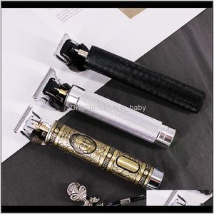 High Quality Cutter Head Black Small Copper Silver Tube T9 Electric Clipper Barber Cordless Razors Professional Hair Trimmers Yxwjh Xtrfj