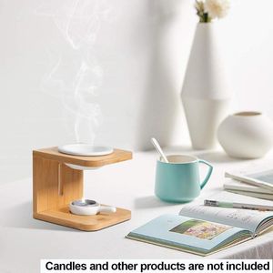 Candle Holders Ceramic Oil Holder Creative Wooden Household Oven Home Decoration