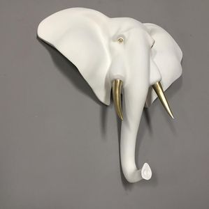 Elephant Head Wall DecorationDecorative Objects Pendant Living Room Porch TV Soffa Sovrum Bakgrund Väggdekoration