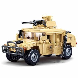 Wholesale toys assault for sale - Group buy Military Building Blocks DIY Assault Car Model Building Block Toy Army Armored Force Soldier Weapon Assembly Block Childrens Toy X0503