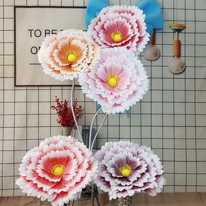 Party Supplies Pe Peonia Sztuczny Kwiat Dla Ślubnych Drogowych Tło Dekoracji Scena Okno Układ Chenmei Home Decor Fake Flowers