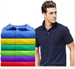 最高品質デザイナーファッション高級ポロシャツビッグスモールホースワニ刺繍男性ポロシャツカジュアルビジネスTシャツW4