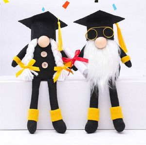 Czarny Graduation Dwarf Ozdoby Długie Noga Gratulacje Grad Szwedzki Gnomy 2021 Graduation Gift for High School College GGA4315