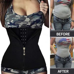 YAGIMI Women Neoprene Trimmer Sheath Slimming Corset Body Shaper Fajas Shapewear Workout Sweat Belt Waist Trainer Belly Girdles