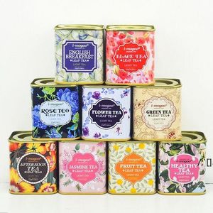Wholesale tea tin containers for sale - Group buy New Metal Portable vintage Tea Tins Lids Container Gifts Boxes for wedding favor promotion gift package PAF12829