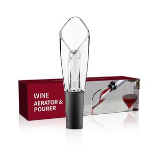 Schnell Rotwein Dekanter Bar Tools Belüfter Belüftung ausgießer Auslauf Dezentierer Tragbare Belüfter Ausgießer Filter Home Party Reise ZC905