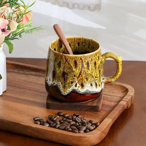 Mokken Keramische Luxe Koffiemok Cup Retro Giften Water Thee Ontwerp Travel Eco Friendly Tazas de Cafe Drinkware