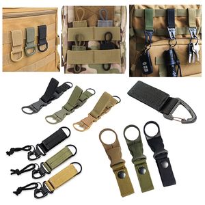ar 15 Tactical vest accessories molle sling adapter bottle Keychain buckle PTT fixed strap holder hook QD belt clip Carabiner for airsoft Kettle Hook