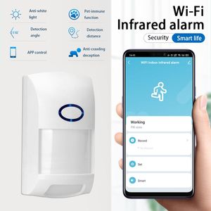 Smart Home Control Tuya WiFi Motion PIR Sensor Detektor Indoor Sicherheit Leben Infrarot Alarm Host Haustier