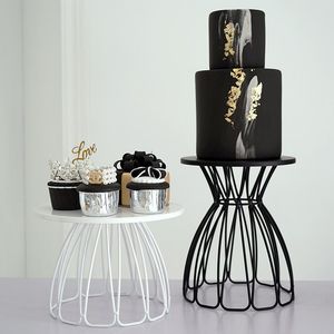 Wholesale table suppliers for sale - Group buy Other Bakeware Skirt Cake Stands Inch White Black Golden Wedding Table Decorating Party Suppliers For Fondant Dessert Dress Design