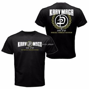 남자 여름 반팔 캐주얼 재미있는 티셔츠 남성 캐주얼 새로운 Krav Maga 이스라엘 전투 시스템 자기 방어 무술 티셔츠 210329