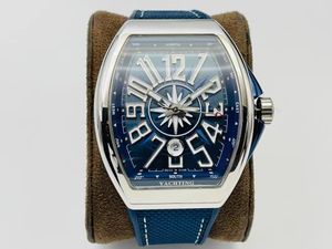 ABS Watch V45 Diameter 44mmx54mm med högfrekvent amplitud 28800 Sapphire Crystal Glass Spegel Sandwich Struktur Case 2824 Rörelse