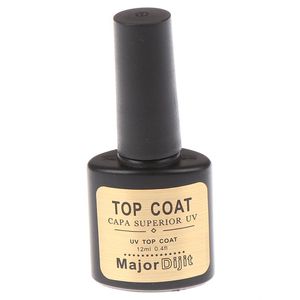 Nail Gel 12ml Steel Top Coat Art Polish DIY Tips Soak Off Base Foundation No Sticky Layer Non-cleansing Topcoat