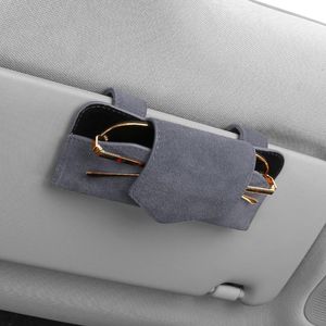 Andra interi￶rstillbeh￶r Auto Acvessorles Glass Case Fastener CIP Car Sun Visor Solglas￶gon Holder Fordon