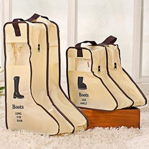 Förvaringspåsar Rese Boots Bag Shoe Cover på affärsresa Bärbar lång och kort damm fuktsäker