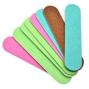 Nail Files 10pcs Mini Double Color Wooden Sanding Buffer Block Manicure Beauty Professional Pedicure Tools For Lime A Ongle