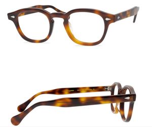 Marca Eyeglasses Quadros Miopia Óculos Óticos Moda Leitura Eyewear Frame Vintage Homens Mulheres Espetáculos de Espetáculos com Lente Clear 46mm