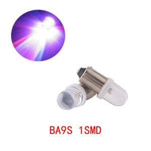 100 Pz RGB BA9S 1SMD Convesso LED Lampadine Luci di Ricambio per Auto Cuneo Strumento Lampada Larghezza Luce di Lettura DC 12 V