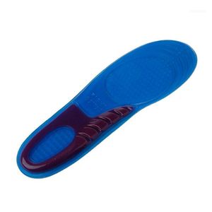 Kvinnor Män Silikon Gel Ortic Arch Support Massaging Sport Shoe Insole Run Pad Y5LF11