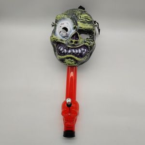 Máscara de gás dos desenhos animados Bong Shisha Acrílico Tubulação de fumar cachimbo tubos de fumo fumaça Smoke Skull Bongs em estoque