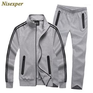 Högkvalitativ 2021 Tracksuit Men Sporting Hooded varumärkeskläder Casual Track Suit Mens Jacket+Pant Sweat Big Size 8xl1