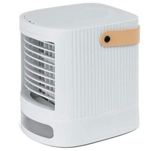 Igueses Items Air Cooler, Secretária Pessoal Fan 3 em 1 Pequenos refrigeradores evaporativos, umidificador, purificador com velocidades de fãs, para o quarto do escritório
