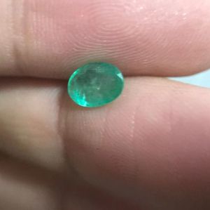 Högkvalitativ Emerald Loose Stone 5 * 7mm med VV för DIY Bra Välj