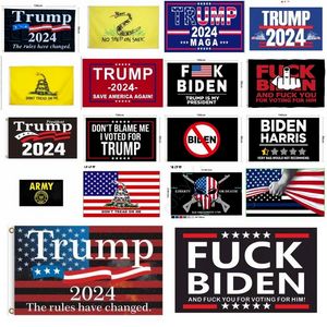 80 Designs Direct Factory 3x5 FT 90x150 CM Save America Again Trump Flag dla 2024 Prezydent USA Banner Dhl