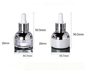 Quente 30ml transparente portátil de vidro portátil frasco de pulverizador vazio recipiente cosmético, adequado para viajantes