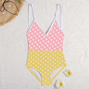 Um pedaço de swimwear biquínis para mulheres acolchoado push up senhoras natação terno Sexy Backless Womens Swimsuit