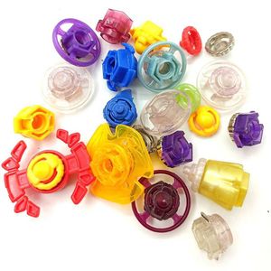 준비 재고 12pcs Beyblade Burst+6pcs 런처+2pcs 핸들 바+1pcs 빨간색 Beystadium 스피닝 탑