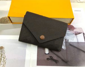 Märke Designer Kvinnor PU Korta Plånböcker Fashion Clutch Bag Korthållare 8 färger Små söt myntväska 419ap38