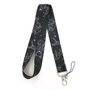 10pcs Starry animal Fashion simple chain neck ID card mobile phone USB key lanyard