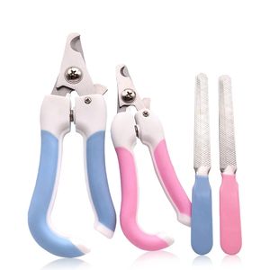 Pets Nail Beauty tools Stainless Steel Dog Cat Clipper Pet Claw Cleaning Tool Suit For Manicure Products WLL858