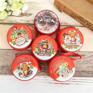 Mini Gifts Box Creative Sealed Jar Christmas Coin Storage Cans Earrings Headphones box Baroque YB090M6 210922