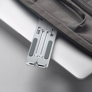 N3 Aluminium Alloy Phone Mounts Laptop Stativ Fold Buckle Slip Notebook Bracket Värmeavledning för MacBook Air iPad 3 4