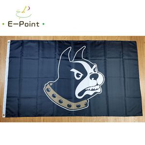 NCAA WOFFORD TERRIERS العلم 3 * 5ft (90 سنتيمتر * 150 سنتيمتر) بوليستر أعلام راية الديكور تحلق المنزل حديقة الهدايا الاحتفالية flagg