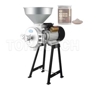 High Power Electric Grain Rice Coffee Wheat Grinding Machine Feed Mill Wet And Dry Cereals Grinder