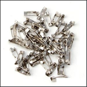 Pins, Broschen Schmuck 50 Stück Brosche Clip Basis Pins Aessories Dekorativer Verbündeter 15 bis 40 mm C1Fe Drop Lieferung 2021 Hv9U7