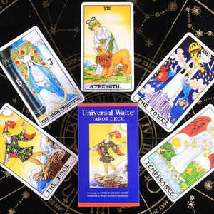 Wholesale universal board for sale - Group buy Universal Waite Tarot Deck s For Beginners Set Divination Full Color Card Game Board Toy Popular