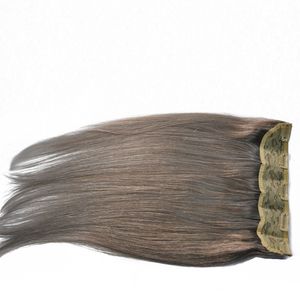 Waga 120g 5 klipów jeden zestaw Brazylijski Remy Human Hair Piece 14-26 cal, DHL za darmo