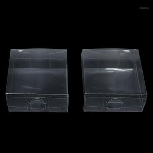 Gift Wrap Retail Empty Clear Plastic PVC Boxes Christmas Candy DIY Soap Packaging Transparent Box For Jewelry