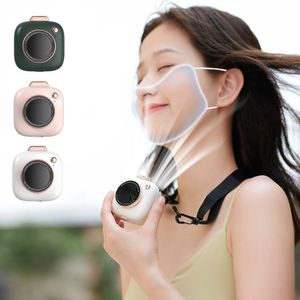 Boyun Fanı Taşınabilir Mini USB Aletleri El Soğutma Fanları Hava Soğutucu Şarj Edilebilir Açık Seyahat Sessiz Ventilador 1XBJK2105
