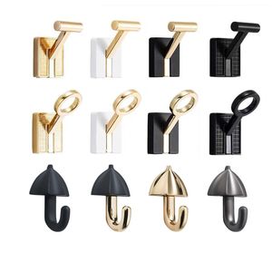 Wardrobe Robe Hook Zinc Alloy Clothes Coat Hanger Entrance Single Shoe Cabinet Fitting Room Hook